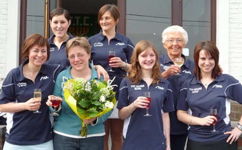 Les Dames Championnes du TTC Villers